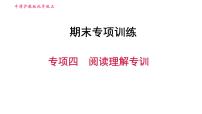 牛津 版九年级上册英语课件 期末总复习 专项四　阅读理解专训