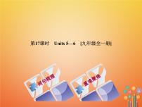 湖南省2018年中考英语总复习第一篇教材过关九全第17课时Units5_6教学课件人教新目标版