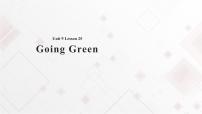 北师大版九年级全册Lesson 25 Going Green优质课件ppt