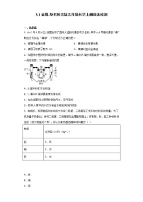 华师大版九年级上册1 金属课堂检测