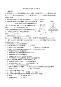 华师大版八年级上册3 几种常见的力教学设计