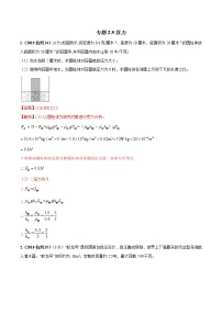 备战2022 中考科学 重难点练习 专题2.9 浮力