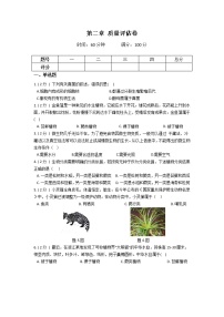 2022年华师大科学七上第二单元生物的主要类群质量评估卷