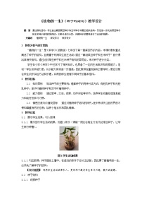 浙教版七年级下册第1章 代代相传的生命第4节 植物的一生教案设计