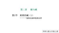 初中科学华师大版九年级上册3 重要的碱教案配套课件ppt