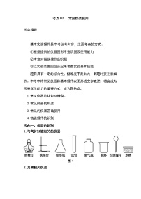 备战2023年新中考二轮化学专题导练 考点02 科学探究的一般步骤