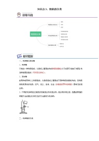 知识点3、物质的分类——浙江省中考科学一轮复习化学部分