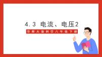 初中科学华师大版八年级下册3 电流、电压一等奖ppt课件