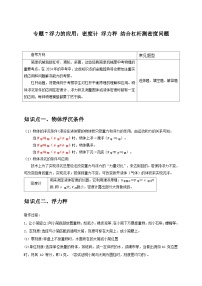 （浙江专用）2024年中考科学【热点·重点·难点】 专题7浮力的应用：密度计+浮力秤+结合杠杆测密度问题-专题训练.zip