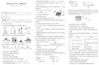 浙江省宁波市鄞州区2022-2023学年九年级上学期期末科学试题及答案