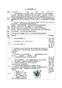 初中科学浙教版八年级下册第3章 空气与生命第6节 光合作用第2课时教案设计