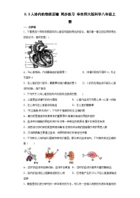 初中科学华师大版八年级上册3 人体内的物质运输当堂检测题