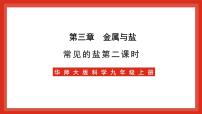 初中科学华东师大版（2024）九年级上册3 常见的盐一等奖ppt课件