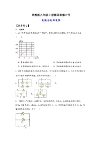 浙教版（2024）八年级上册第6节 电流与电压、电阻的关系综合训练题