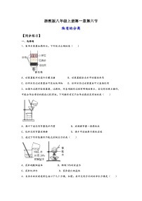 浙教版（2024）八年级上册第6节 物质的分离测试题