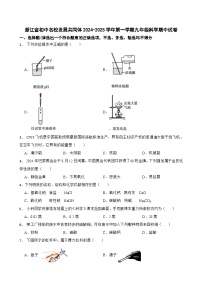 浙江省初中名校发展共同体2024-2025学年九年级上学期期中考试科学试卷