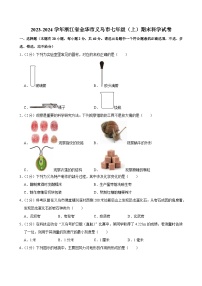 2023-2024学年浙江省金华市义乌市七年级（上）期末科学试卷