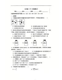浙江省嘉兴市清华大学附属中学嘉兴实验学校2024-2025学年七年级下学期第四次月考科学试卷