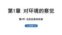 初中科学浙教版（2024）八年级上册（2024）第1章 对环境的觉察第4节 光的反射和折射教课课件ppt