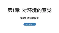 初中科学浙教版（2024）八年级上册（2024）第1章 对环境的觉察第5节 透镜和视觉多媒体教学课件ppt