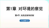 初中科学浙教版（2024）八年级上册（2024）第4节 光的反射和折射集体备课课件ppt