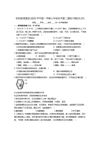 浙江省绍兴市越城区绍兴市第一初级中学2025-2026学年七年级上学期10月月考科学试题（月考）