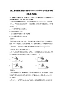 浙江省创新教育初中协作体2024-2025学年七年级下学期创新素养科学试卷（解析版）