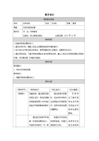 初中科学浙教版（2024）九年级下册实现可持续发展表格教学设计
