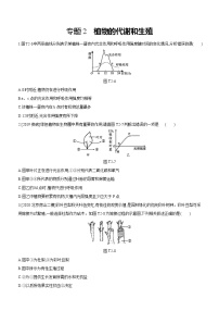 2021年浙教版科学中考生物部分专题突破专题02　植物的代谢和生殖