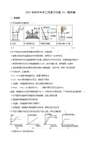 2021年初中科学二轮复习专题31：酸和碱 (含解析)