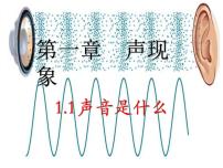 物理八年级上册1.1 声音是什么集体备课ppt课件