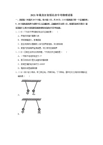 2021年黑龙江省绥化市中考物理试卷