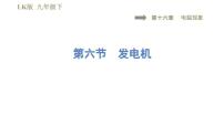 初中物理鲁教版 (五四制)九年级下册第六节 发电机图片ppt课件