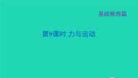 福建省2021年中考物理一轮复习第9课时力与运动基础知识梳理课件