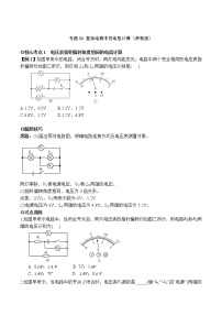 专题06 复杂电路中的电压计算-2021-2022学年九年级物理上学期专题练习（人教版）试卷