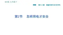 初中2 怎样用电才安全习题ppt课件