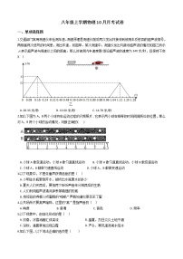 2020-2021年重庆市七校联盟八年级上学期物理10月月考试卷附答案