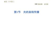 人教版八年级上册第四章 光现象第1节 光的直线传播习题ppt课件