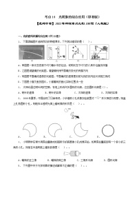 考点14  光现象的综合应用-【迎战中考】2022年物理考点必刷100题（人教版）