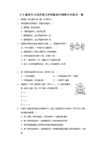 初中物理沪科版九年级全册第一节 磁是什么精品课后练习题