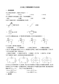 2021年上海市浦东新区南片联合体九年级上学期物理期中考试试卷