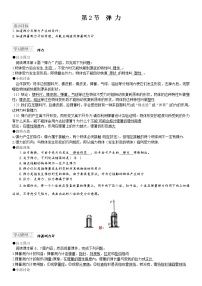 物理7.2 弹力教案及反思