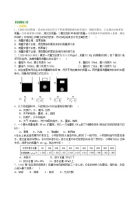 2021学年第二章 物质世界的尺度、质量和密度四 新材料及其应用一课一练