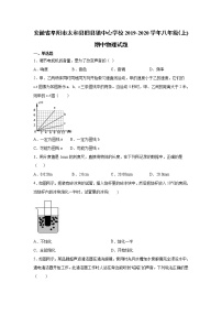 2019-2020学年八年级上学期安徽省阜阳市太和县旧县镇中心学校期中物理试题（原卷+解析卷）