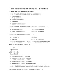 辽宁辽阳灯塔市2020-2021学年九年级上学期期中考试物理试题（word版含答案）