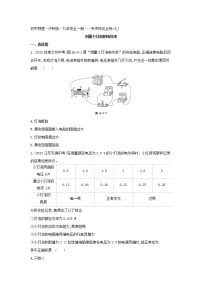 07-专项综合全练(七)　测量小灯泡的电功率