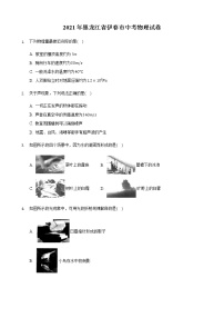 2021年黑龙江省伊春市中考物理真题(解析版)