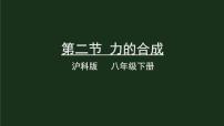 初中物理沪科版八年级全册第二节 力的合成课前预习课件ppt