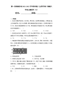 初中物理鲁教版 (五四制)八年级上册第一章 机械运动综合与测试综合训练题