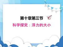 教科版第十章 流体的力现象3 科学探究：浮力的大小多媒体教学ppt课件